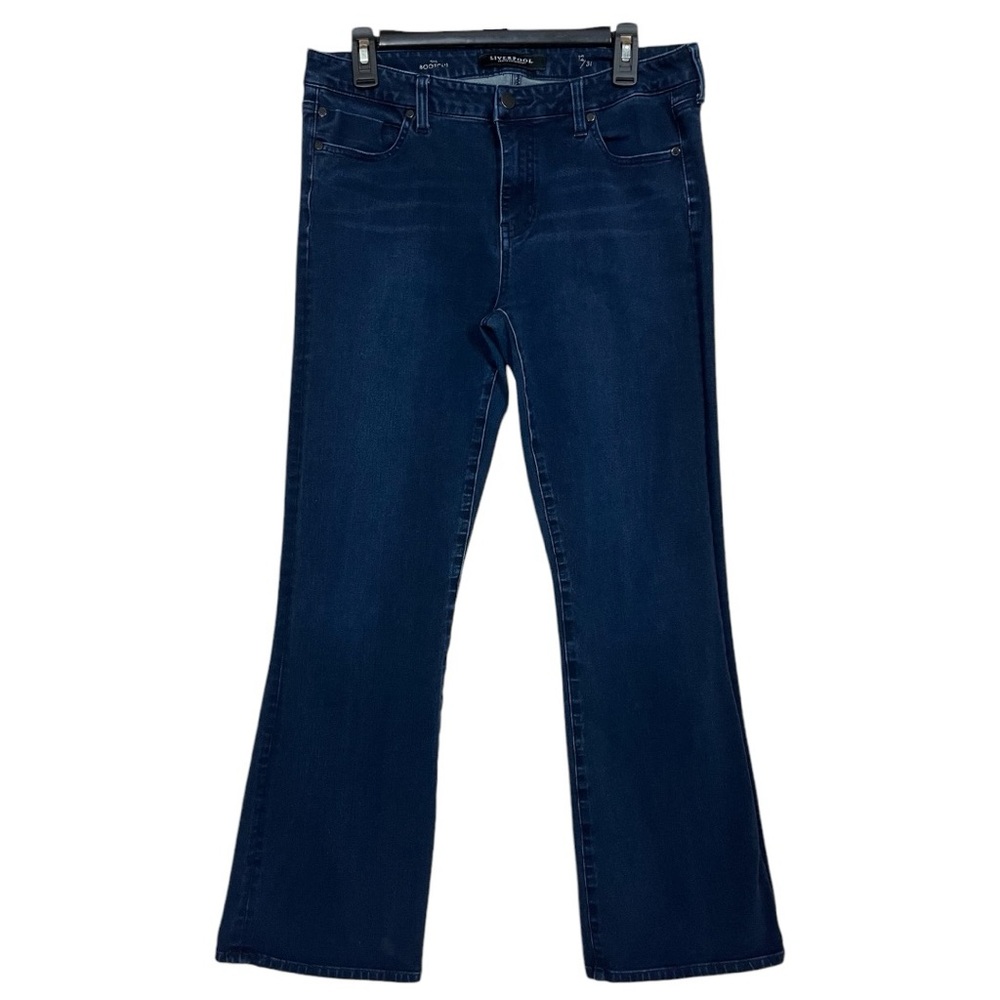 Liverpool Jeans Company Mid Rise Dark Wash Bootcut Jeans Size 12/31
